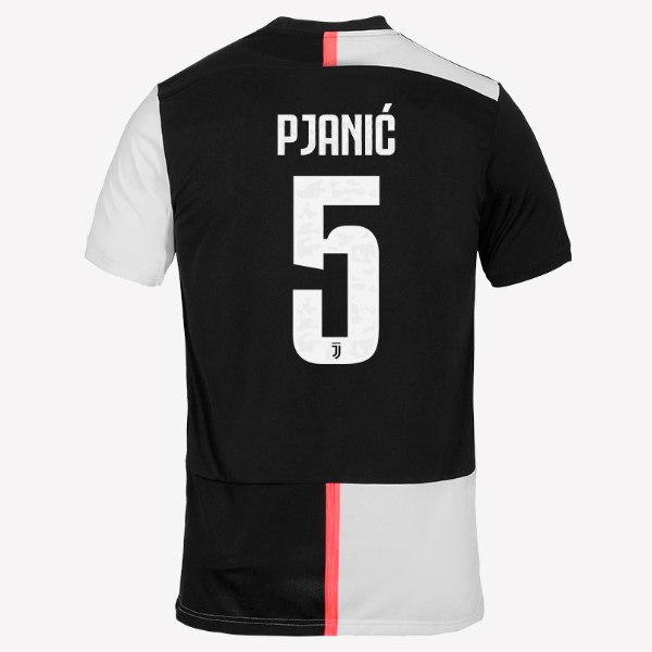 Camiseta Juventus NO.5 Pjanic 1ª 2019/20 Blanco Negro